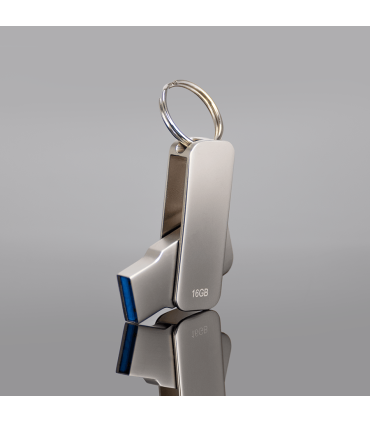 Pendrive "Swivel" de Acero inoxidable 16GB