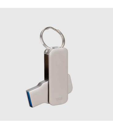 Pendrive "Swivel" de Acero inoxidable 16GB