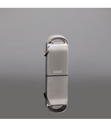 Mini-Pendrive "Lock" de Acero inoxidable 32GB