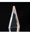Trofeo Galvano de Madera y Cristal "Triangle"