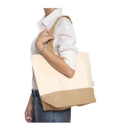 Bolsa de algodón y yute YONA