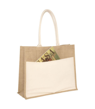 Bolsa de algodón y yute YUCATÁN