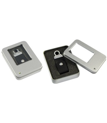 Llavero Pendrive 4GB Simil Cuero