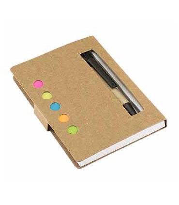 Memo Set Ecológico con Bolígrafo