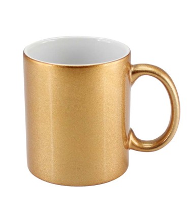 Tazón Cerámico Dorado Sublimación