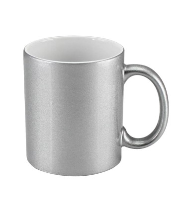 Tazón Cerámico Plateado Sublimación