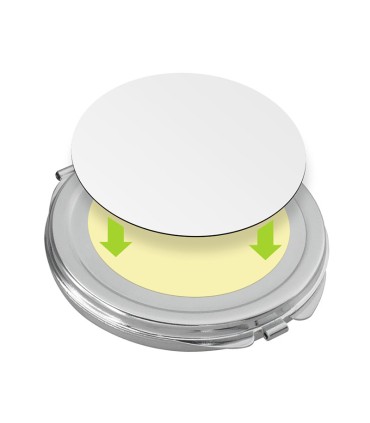 Espejo Metálico Redondo Sublimación