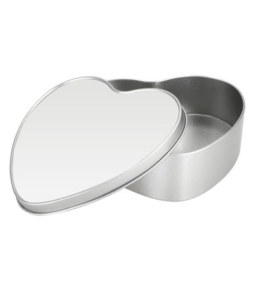 Caja Metálica Corazón Sublimación