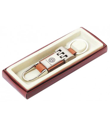 Llavero de Metal Cuero Premium