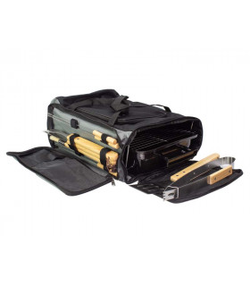 Set Bolso Cooler Parrilla Herramientas