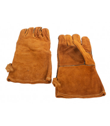 Par de Guantes de Cuero Gamuza