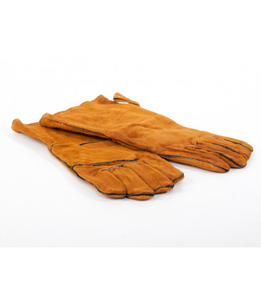 Par de Guantes de Cuero Gamuza