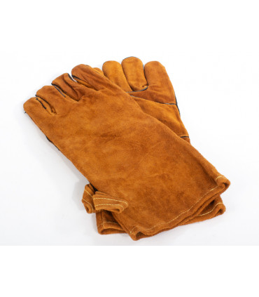 Par de Guantes de Cuero Gamuza