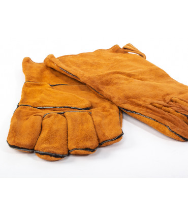 Par de Guantes de Cuero Gamuza