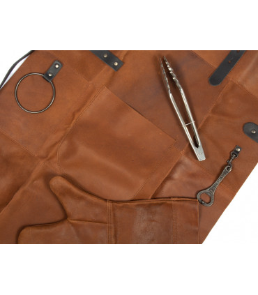 Set Asador de Gamuza de Búfalo