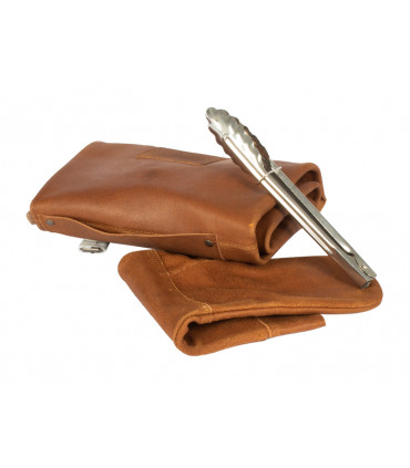 Set Asador de Cuero de Búfalo