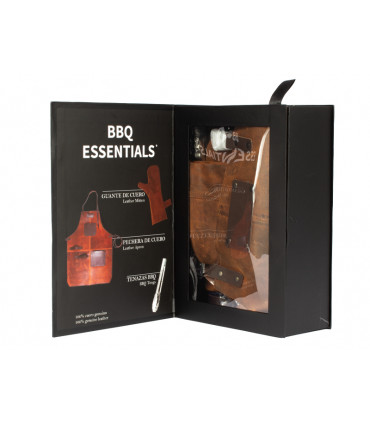 Set Asador de Cuero de Búfalo