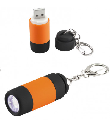 Llavero Linterna LED Cargador USB