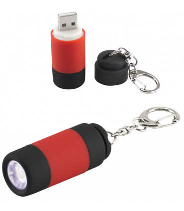 Llavero Linterna LED Cargador USB