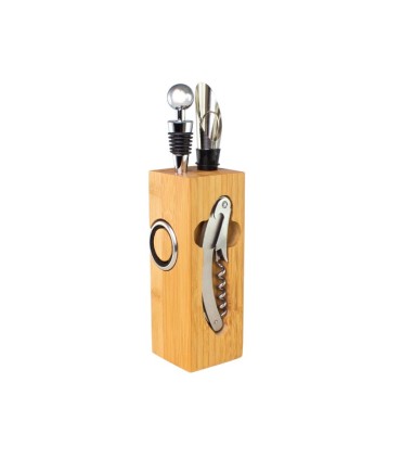 Set de Vino de Bamboo