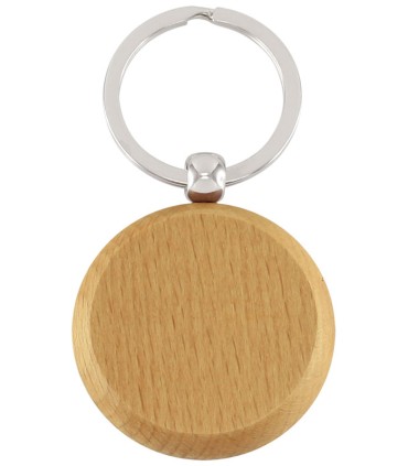 Llavero Redondo de Madera
