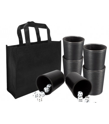 Set de 6 Cachos de PU Negro