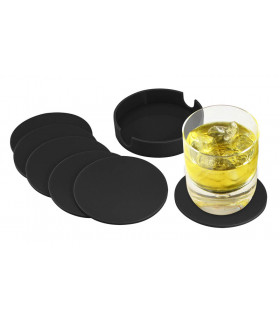 Set de Posavasos Plásticos Redondos