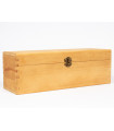 Caja de Madera Natural para Vino