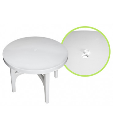 Mesa Plástica Redonda
