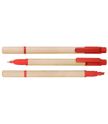 Bolígrafo Ecológico con Destacador