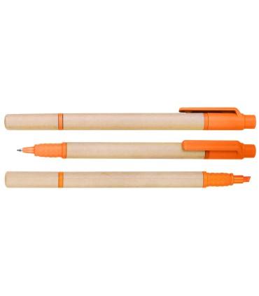 Bolígrafo Ecológico con Destacador