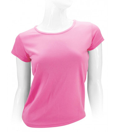Polera Manga Corta Poliéster Mujer