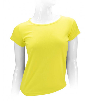 Polera Manga Corta Poliéster Mujer