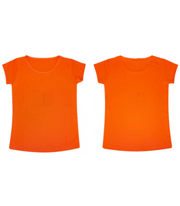 Polera Manga Corta Poliéster Mujer