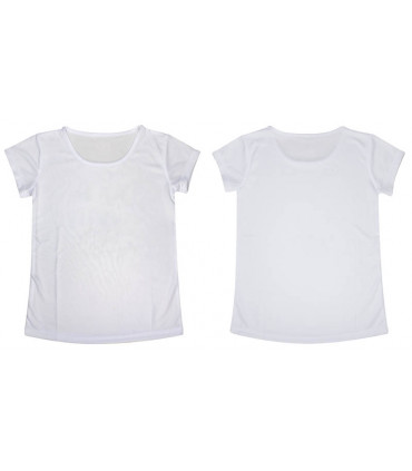 Polera Manga Corta Poliéster Mujer