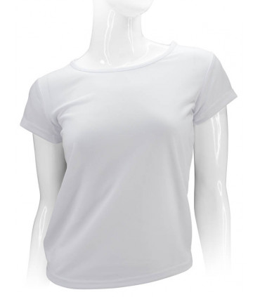 Polera Manga Corta Poliéster Mujer
