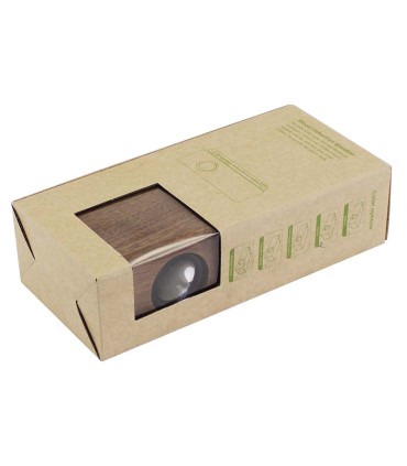 Parlante Grande Inducción Madera Nogal