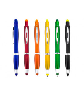 Bolígrafo Screen Touch con Destacador de Cera