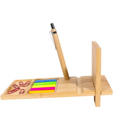 Organizador de Escritorio de Bambú