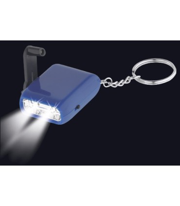 Llavero-Linterna LED Dínamo