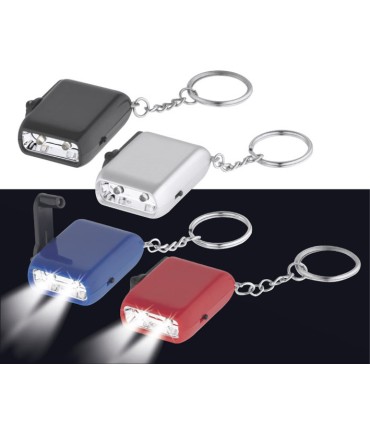 Llavero-Linterna LED Dínamo