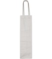 Bolsa Botella de Vino de Algodón Canvas Blanca