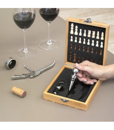 Set de Vino Ajedrez