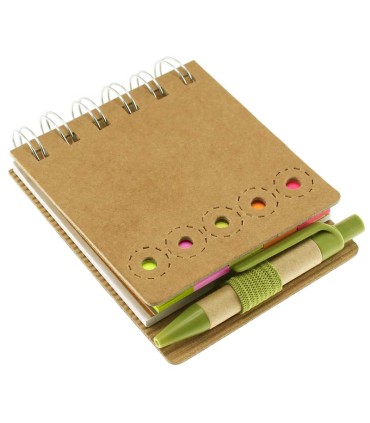 Memo Set Ecológico con Bolígrafo