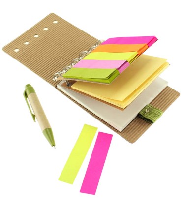 Memo Set Ecológico con Bolígrafo