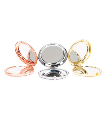 Espejo metálico doble con aumento "BARDOT"