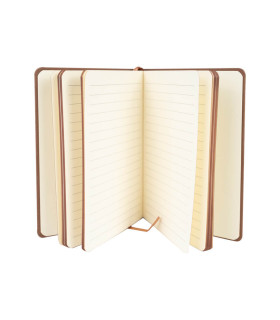 Libreta encobrizada de PU eco-cuero