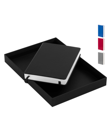 Cuaderno "ROMA" con tapa dura de Eco-Cuero y 196 hojas.