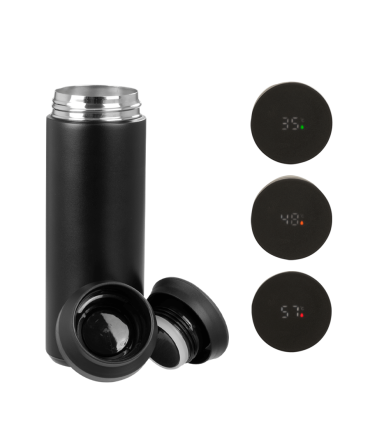 Termo doble pared , termómetro digital "SMART LID", 480cc