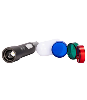 USB Linterna Táctica y lámpara recargable "HOOK"